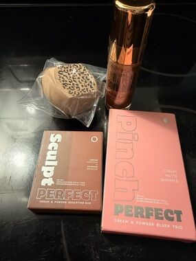 Perfect Sculpt & Blush Trio Makeup, face sculpting duo, blender and bronzer